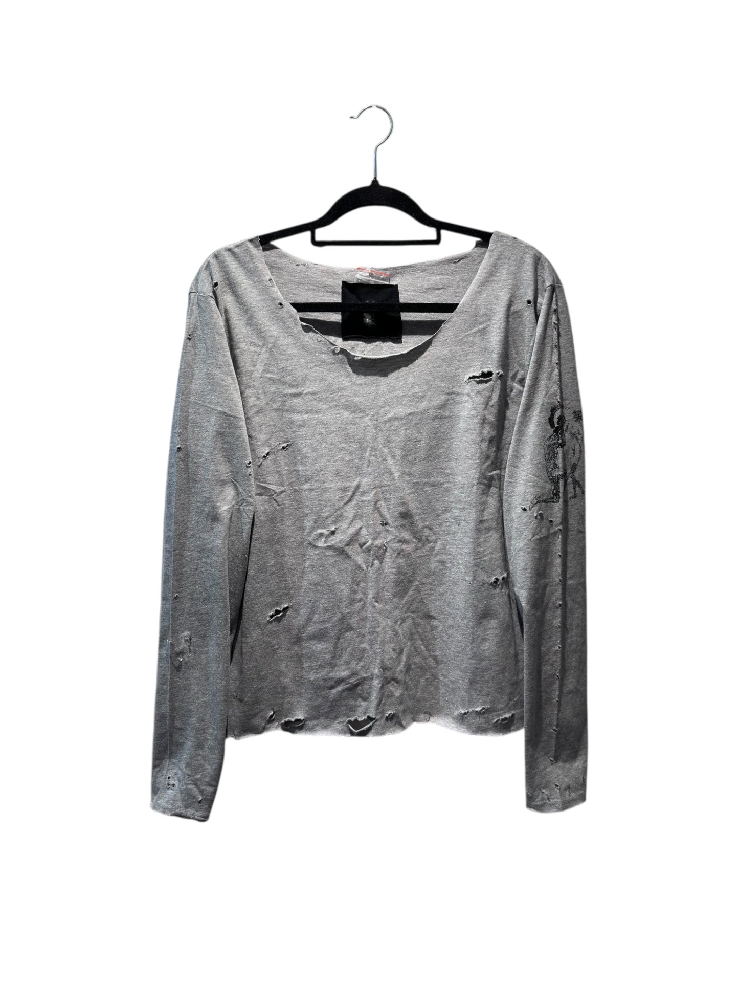 Long sleeve Grey//Romantika.com//